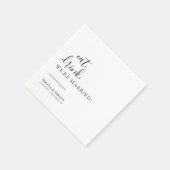 食べ結婚した飲め結婚る スタンダードカクテルナプキン (角)