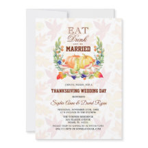 食べ結婚した飲んで感謝祭の結婚時