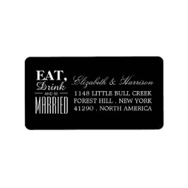 食べ結婚した飲んで食べ結婚る ラベル