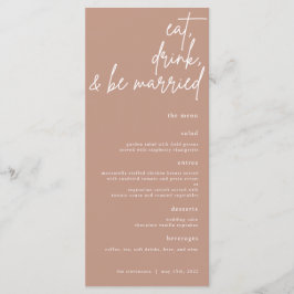 食べ結婚した、飲み、BeScriptのメ結婚ニュー メニュー