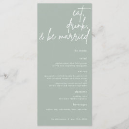 食べ結婚した、飲み、BeScriptのメ結婚ニュー メニュー