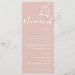 食べ結婚した、飲み、BeScriptのメ結婚ニュー メニュー