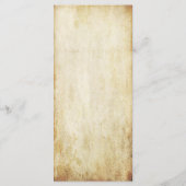 食べ結婚したDrink & Be Vintage Wedding Menus メニュー (裏面)