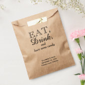 食べ結婚飲み物とキャンディビュッフェ フェイバーバッグ (封をした状態)