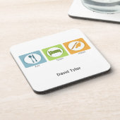 食べ絵を描寝る コースター (左側)