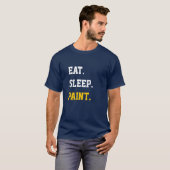 食べ絵を描寝る Tシャツ (正面フル)