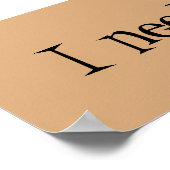 食べ考え物 ポスター (角)