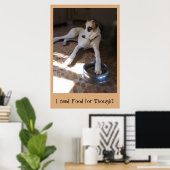 食べ考え物 ポスター (ホームオフィス)