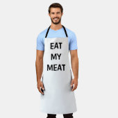 食べ肉,おもしろいキッチン,料理,テンプレート エプロン (着用した状態)