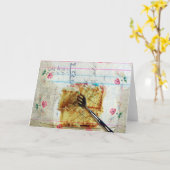 食べ菓子 カード (黄色い花)