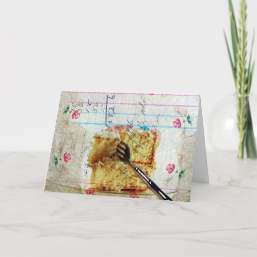 食べ菓子 カード (正面)