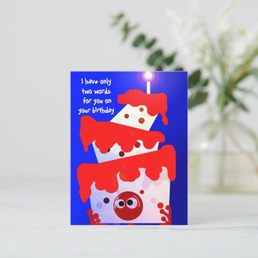 食べ菓子 ポストカード (スタンド正面)