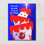 食べ菓子 ポストカード (正面)