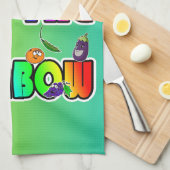 食べ虹 キッチンタオル (四つ折り)