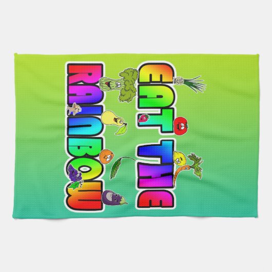 食べ虹 キッチンタオル (横)