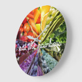 食べ虹 ラージ壁時計 (傾斜)