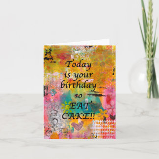 食べ誕生日 – カー空白のド カード