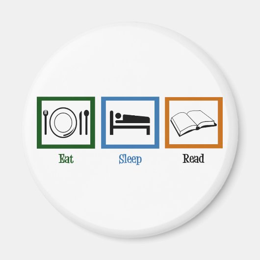 食べ読おもしろいBookworm マグネット (正面)