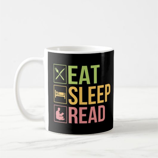 食べ読の読おたく コーヒーマグカップ (左)