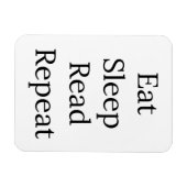 食べ読睡眠 マグネット (横)