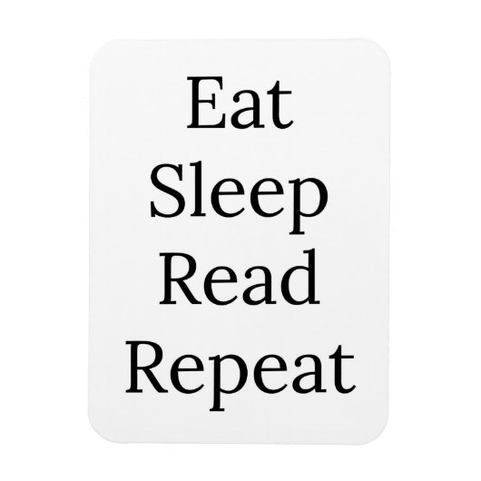 食べ読睡眠 マグネット (縦)