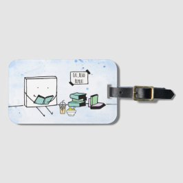 食べ読, , Repeat Book Lover ラゲッジタグ