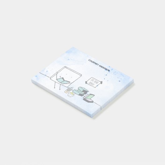 食べ読, , Repeat Book Lover Post-it Notes ポストイット (アングル)