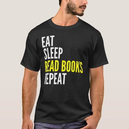 食べ読Sleep Books読 Repeat's Lover Tシャツ (正面)