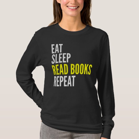 食べ読Sleep Books読 Repeat's Lover Tシャツ (正面)