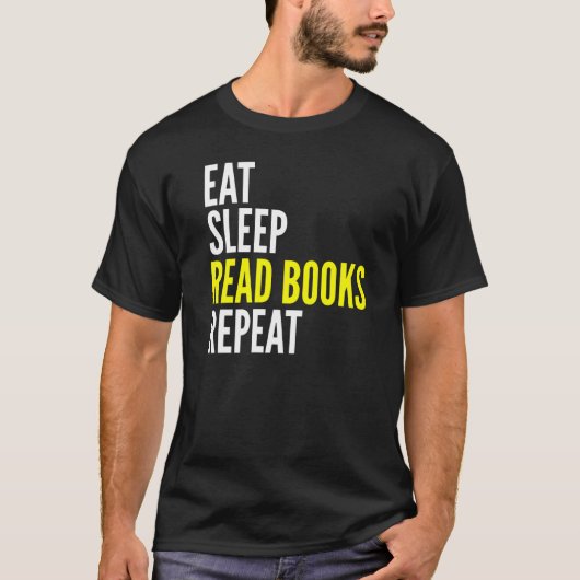 食べ読Sleep Books 読 Repeat's Tシャツ (正面)