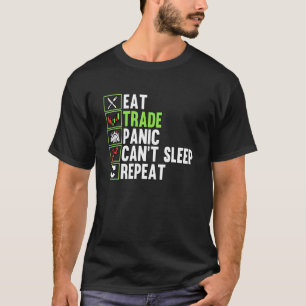食べ貿易パニックが繰り返しキプト貿易業者に眠ることができない Tシャツ