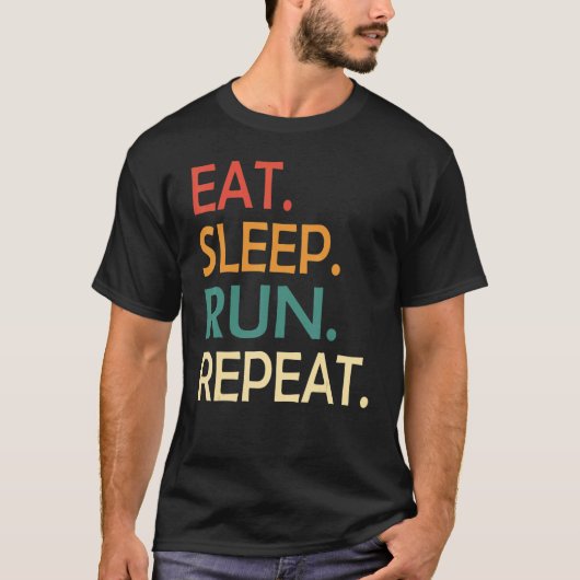 食べ走リプ走レートことわざ Tシャツ (正面)