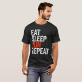食べ走再睡眠走者 Tシャツ (正面フル)