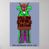 食べ走物を欲する ポスター (正面)