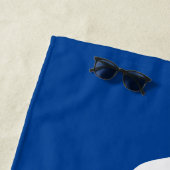 食べ走眠リピートおもしろいビーチタオル ビーチタオル (インサイチュ)