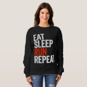 食べ走Repeat Runner Gift Shirt pRGlK スウェットシャツ (正面フル)