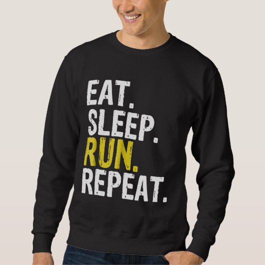 食べ走Sleep Repeat Gift スウェットシャツ (正面)