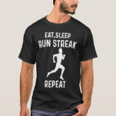 食べ走Streak Repeat Runner Tシャツ (正面)