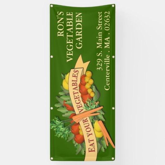 食べ農家市場旗 横断幕 (縦)