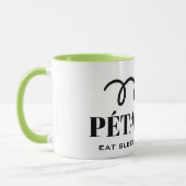 食べ遊は、コーヒーを繰り返すペタンおもしろいク・ブールズ マグカップ (左)