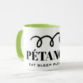 食べ遊は、コーヒーを繰り返すペタンおもしろいク・ブールズ マグカップ (正面左)