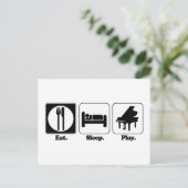 食べ遊ピアノ ポストカード (スタンド正面)