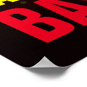 食べ遊寝転寝野球やる気を起こさせる ポスター (角)