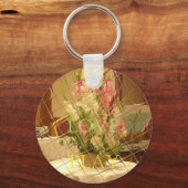 食べ遊愛の季節の美しい花 キーホルダー (正面)