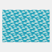 食べ遊物かわいいまんがキラキラしたキッズ ラッピングペーパーシート (正面3)