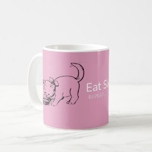 食べ遊猫の可愛さ コーヒーマグカップ