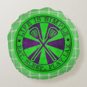 食べ遊睡眠ラクロス ラウンドクッション (裏面)