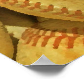 食べ遊野球 ポスター (角)