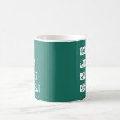 食べ遊-Sleep-Repeat Board Games White Art Mug コーヒーマグカップ (中央)