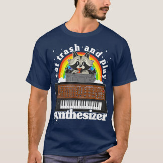 食べ遊Racoon Analog Tシャツ